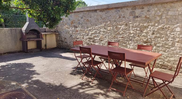 Château Villemagne gîte 1332 Terrasse