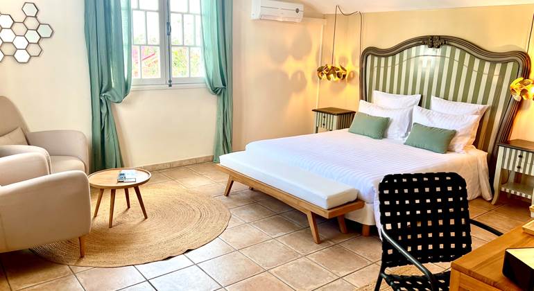 Chambre Fleur de canne 11 - La villa des cannes - Sainte Marie - île de la  Reunion
