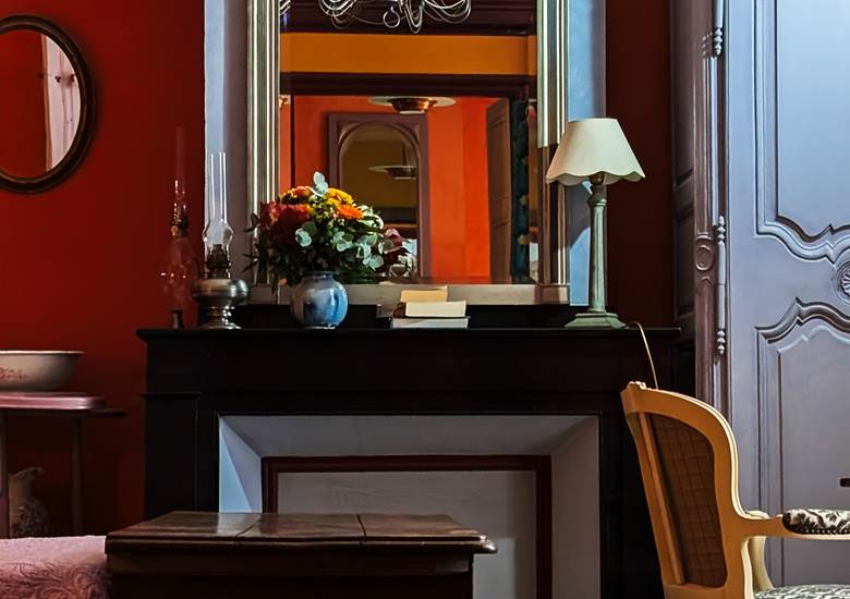 chambre George Sand - vue chemine´e