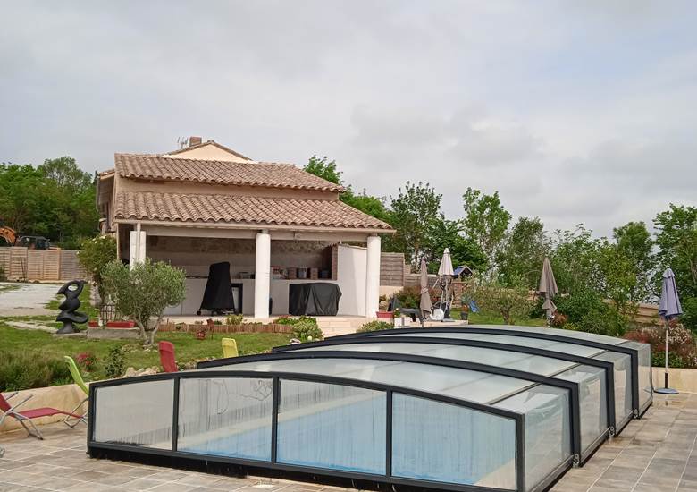 piscine vue terrasse