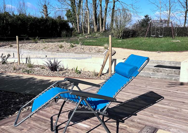 terrasse bois et jardin accessible