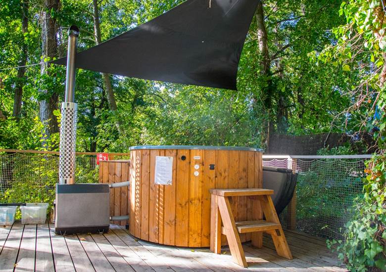 Bain Nordique, sur terrasse
