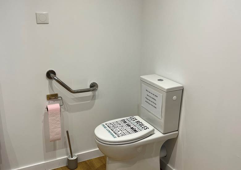 WC surélevé au RDC