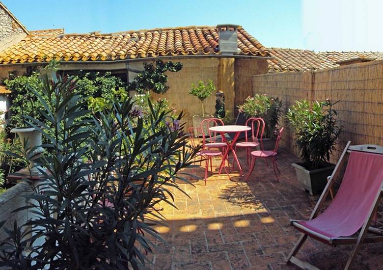 Chambre Esclarmonde de Foix - la terrasse