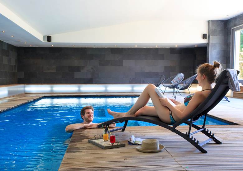 Chambre d'hôte avec piscine intérieure chauffée
