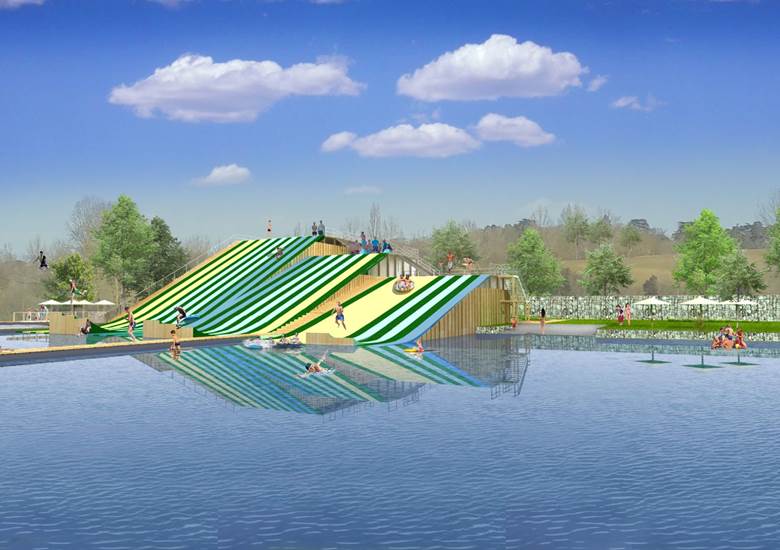 Waterjump au lac de la Thesauque