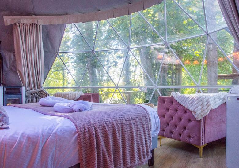 Intérieur dôme étoile filante