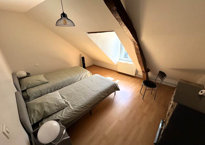 Chambre deux lits