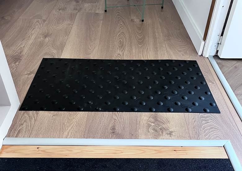 Repère tactile pour handicap visuel