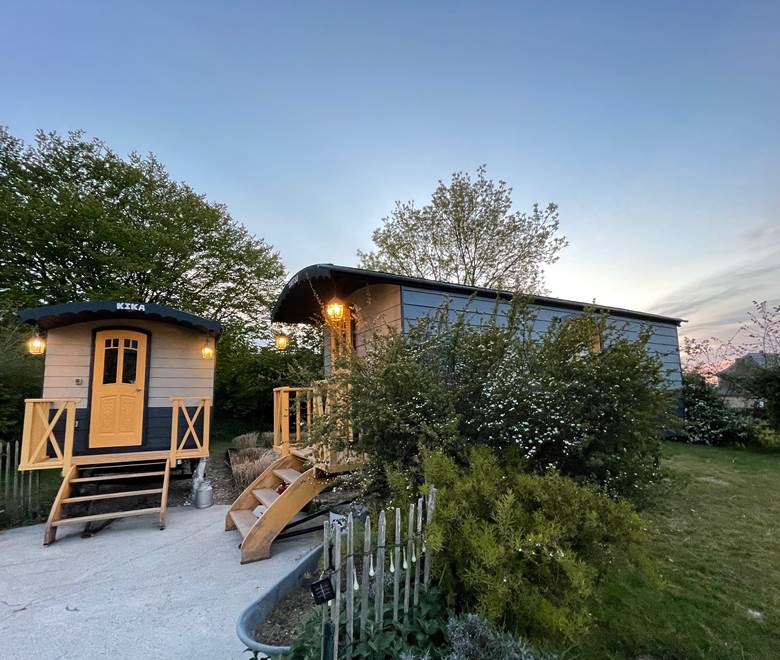 © Au Presbytère de Saigneville - les roulottes