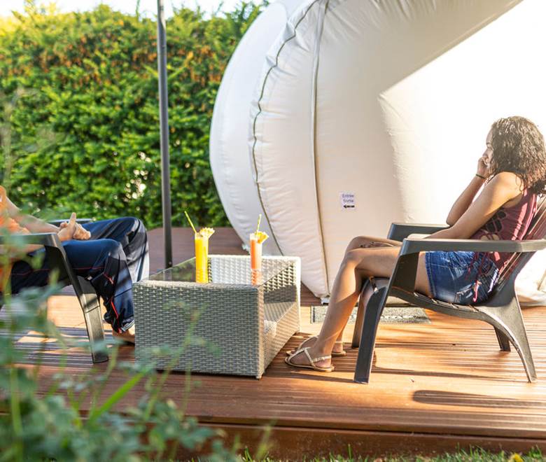 Flower Bulle 974 Bungalows des Makes