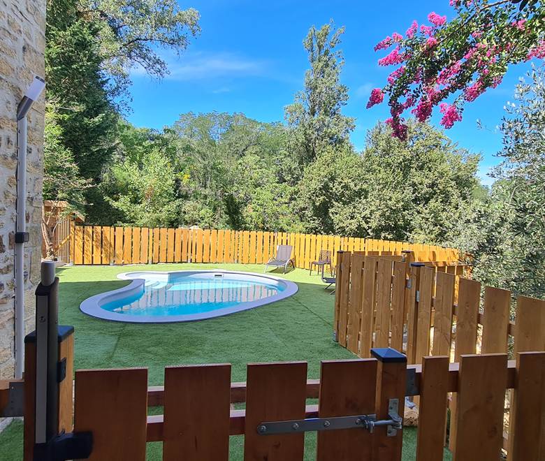 campagne/piscine/espaceprivé/jardinpaysager