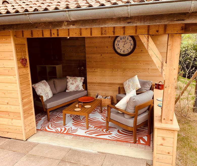 cabanon attenant au gite le cerisier