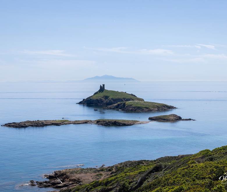 Sentier des douaniers. vers les iles  Finocchiarola,