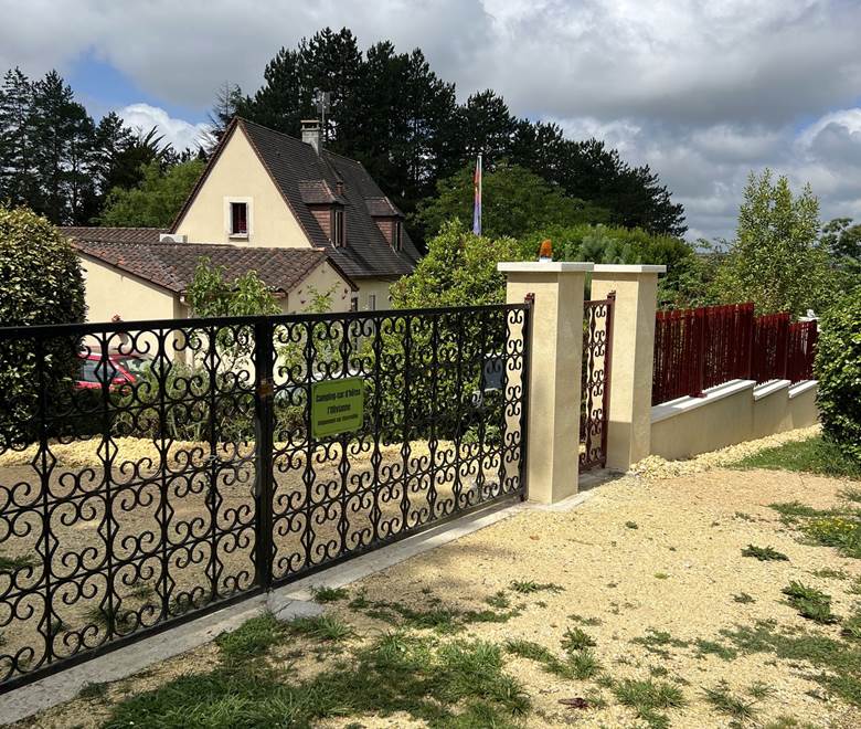 L'entrée des campings-cars