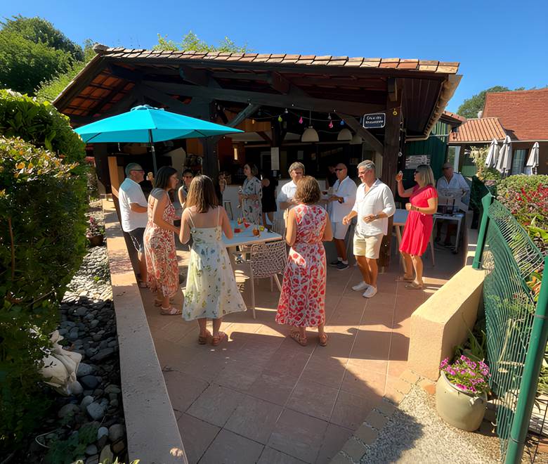 Groupe en Terrasse, fête en Dordogne