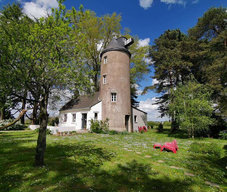 Jardin au printemps, moulin de La Retardière, Orvault