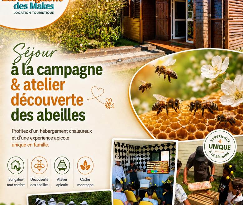 se´jour bungalow et atelier abeilles