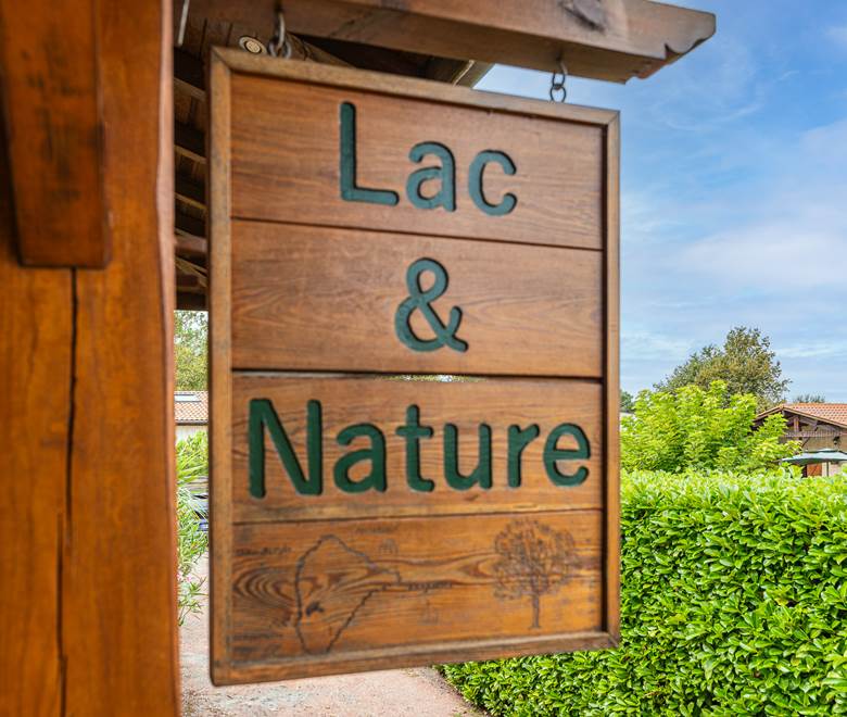 Enseigne Lac & Nature