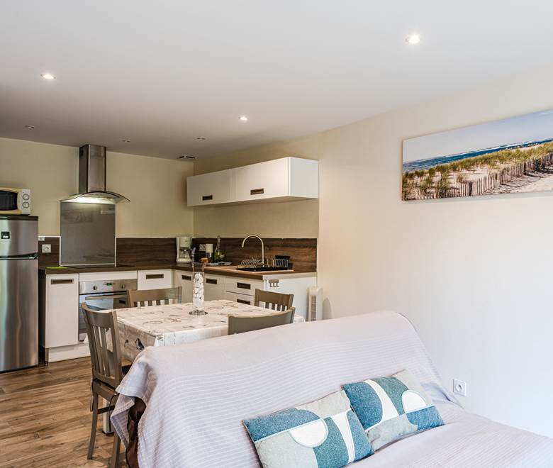 Vue cuine gîte 2