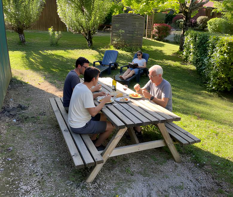 Repas en extérieur