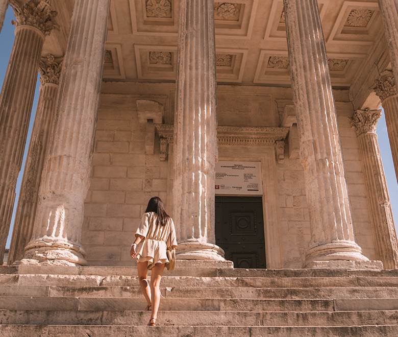 visiting the Roman Temple