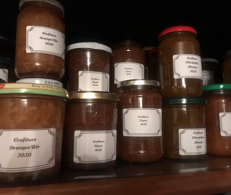 Le Mas Mellou : Confitures maison