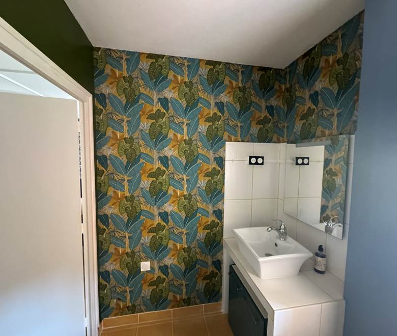 O Moulin du Fieux - Chambre 3 - Bleue - Salle d'eau