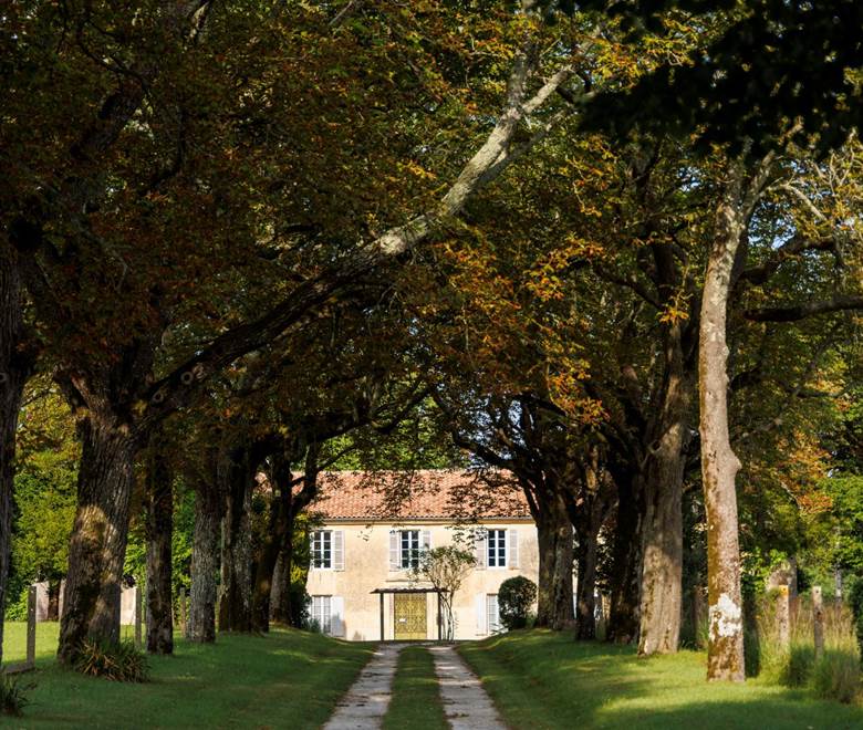 Au bout de l’allée, le château se dévoile