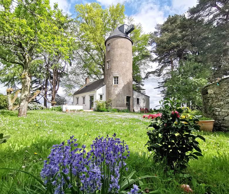 Vue bâtiment principal, moulin de La Retardière, Orvault