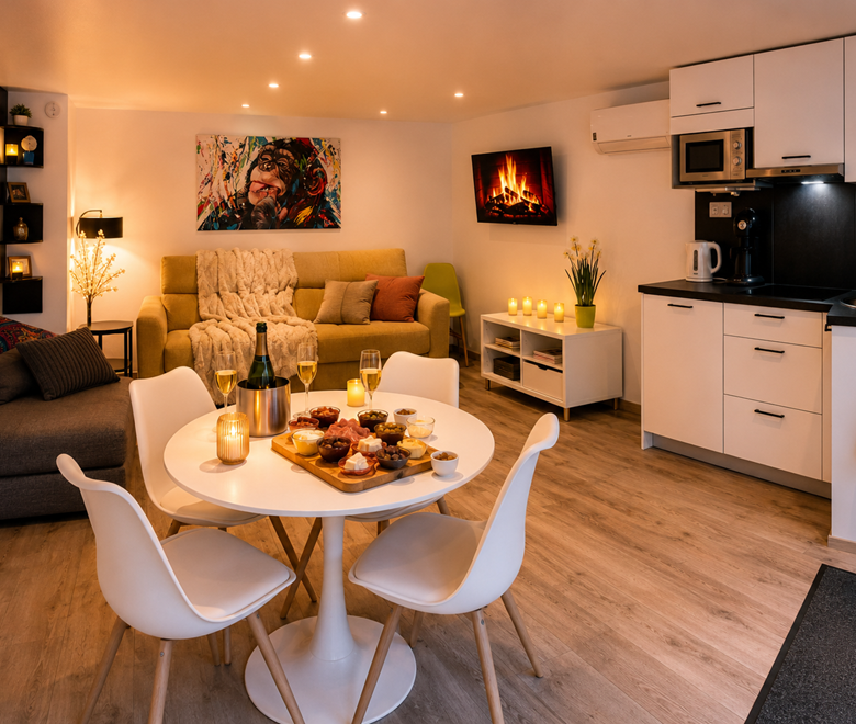 Ambiance cuisine salon
