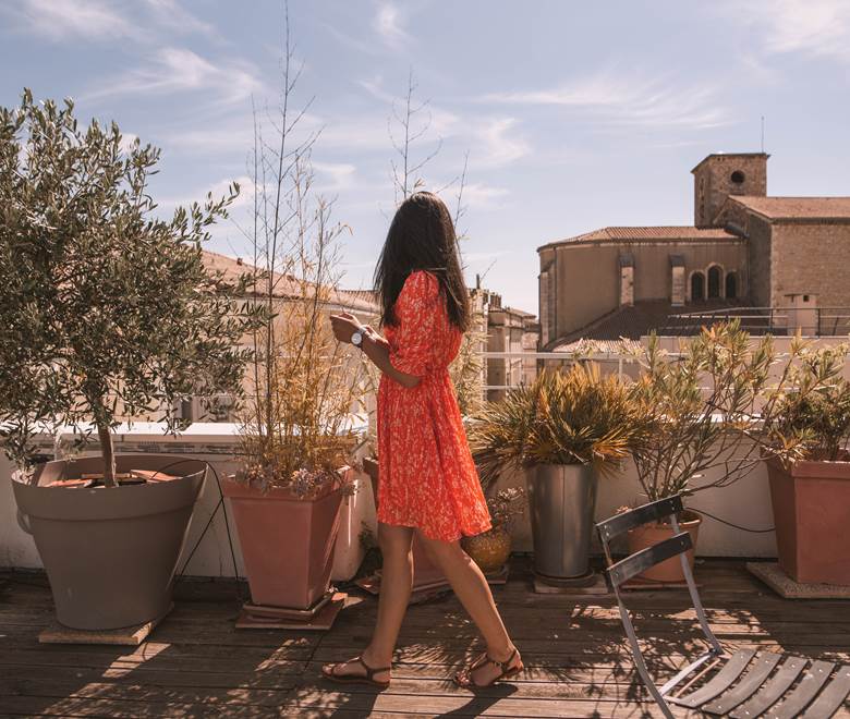 Roof Top with plants