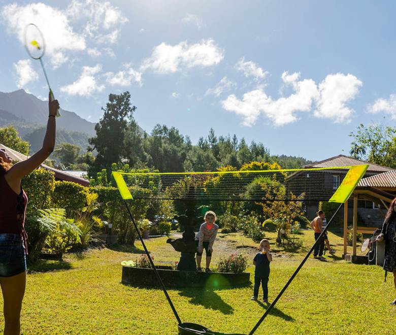 jardin les bungalows des makes