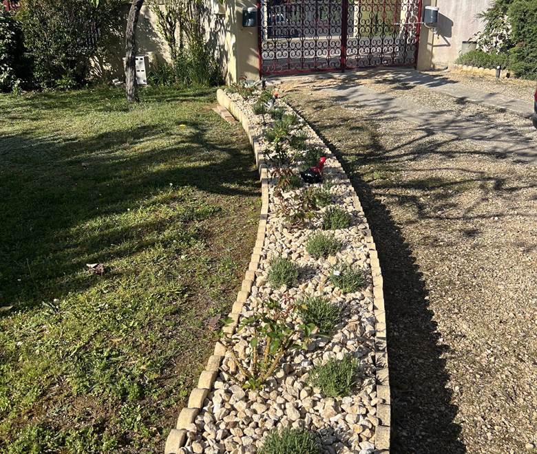 La bordure de l'entrée