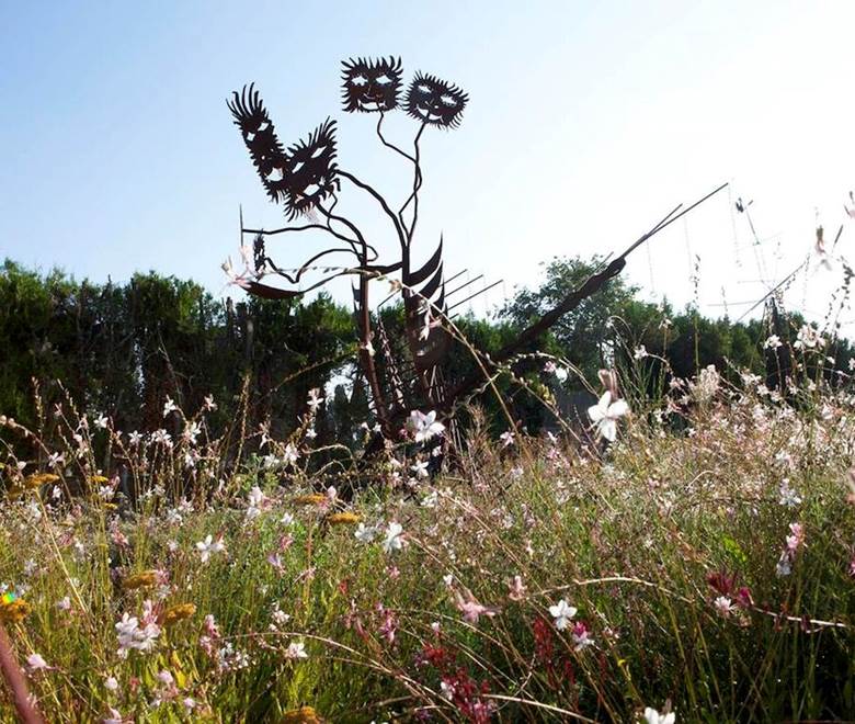 jardin artistique floraison