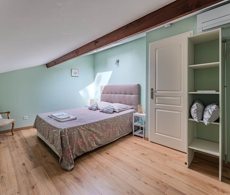 Chambre gîte 2 lit 160x200 climatisée