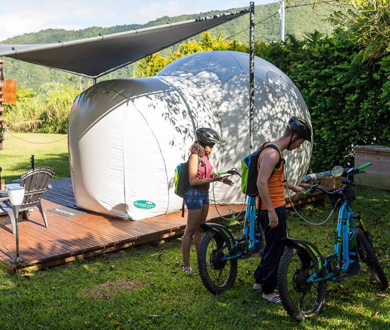 Flower bulle 974 les bungalows des makes trottinettes cross électrique