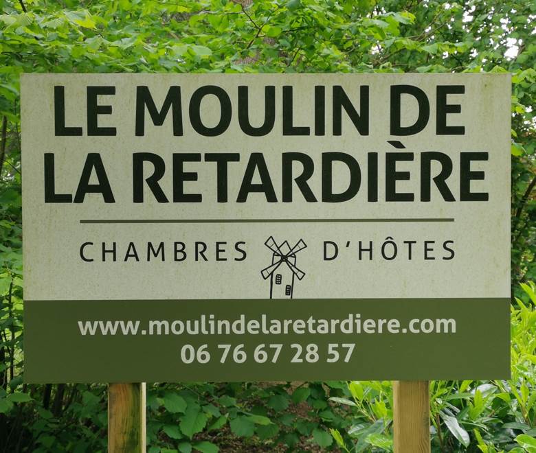 Enseigne moulin de la Retardière
