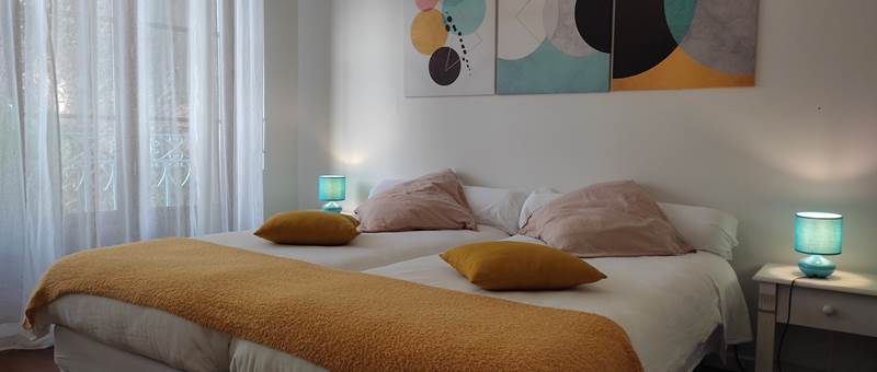 Chambre Aspe colorée et gaie