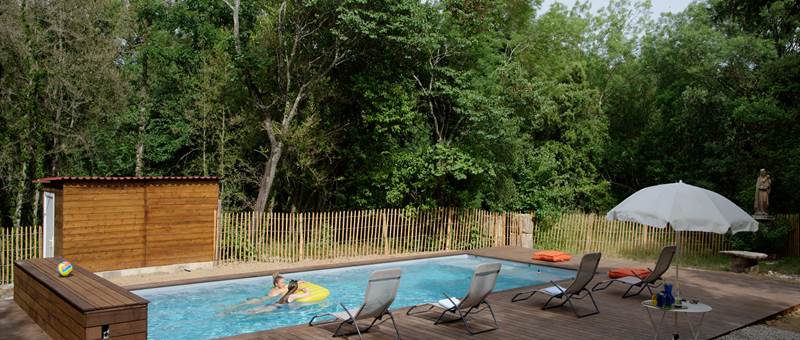 Piscine au sel Domaine de Valmont 34