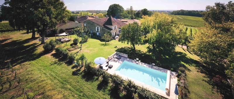 La Maison des Quatre Saisons vue du ciel