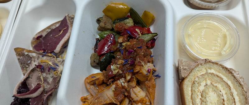 photo exemple de plateau repas