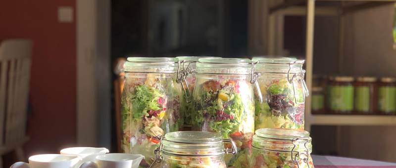 Salades caesar et leur sauce