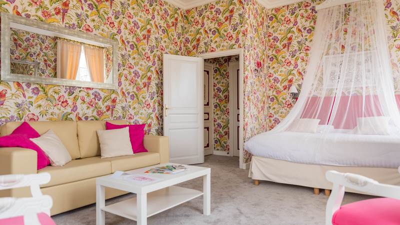 Chambre Perroquets château mariages