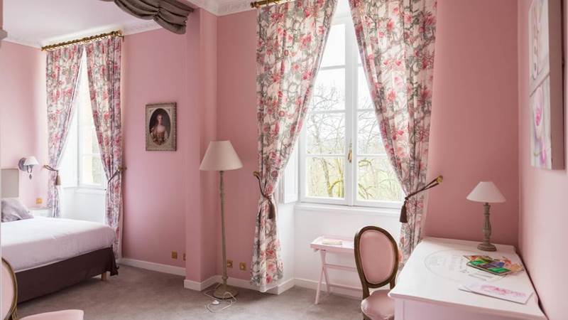 chambre rose