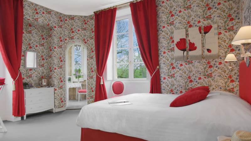 Chambres d'hôtes de charme Coquelicots vue de l'entrée
