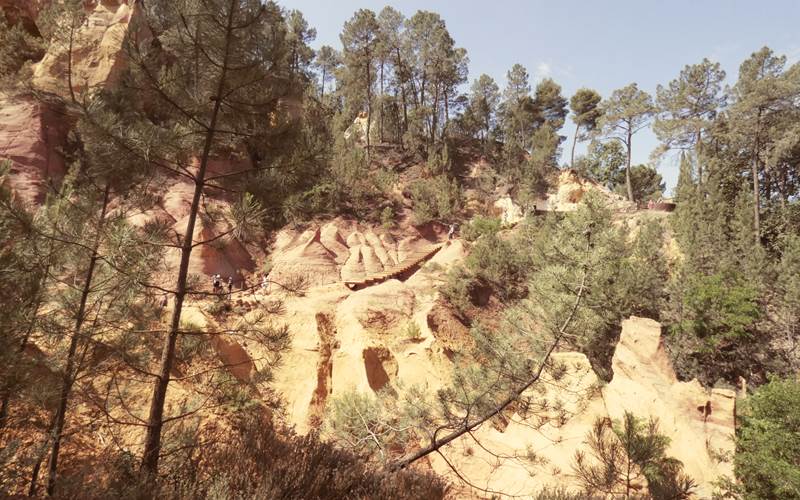chemin des ocres de roussillon