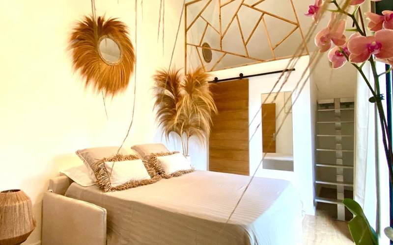 Chambre 2 - lit double et lit mezzanine