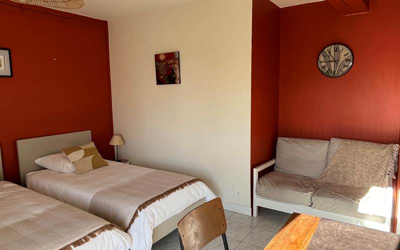 Espace nuit gîte Fauvette