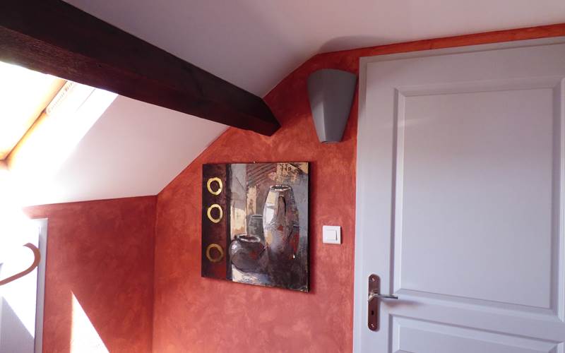 Entrée chambre Eloïse Jennifer Chambres d'hôtes La colline aux Yeux Doubs